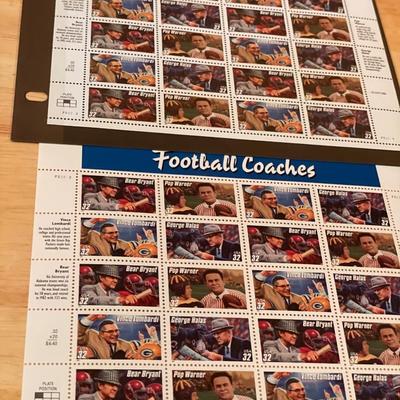 Football coaches stamps