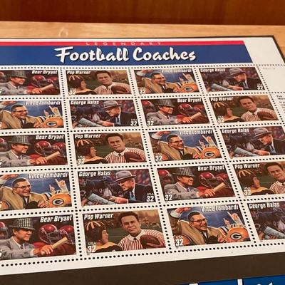 Football coaches stamps
