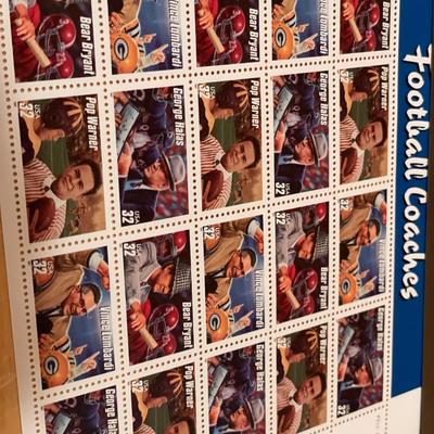 Football coaches stamps