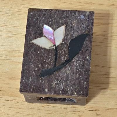 Marble Inlay Small Box