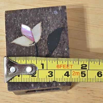 Marble Inlay Small Box