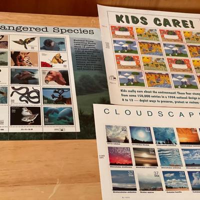 Kids, animals & cloud stamps