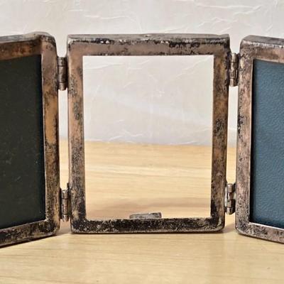 Sterling Silver Triple Photo Frame