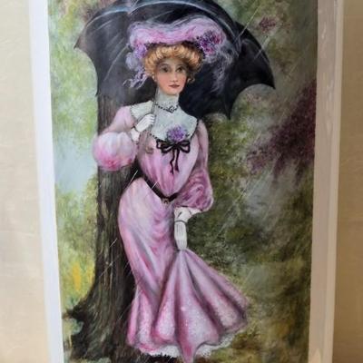 Vintage Porcelain Umbrella Stand
