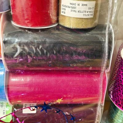 New Spools of Sewing Tool and Gift Ribbon