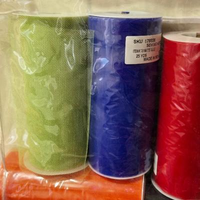 New Spools of Sewing Tool and Gift Ribbon
