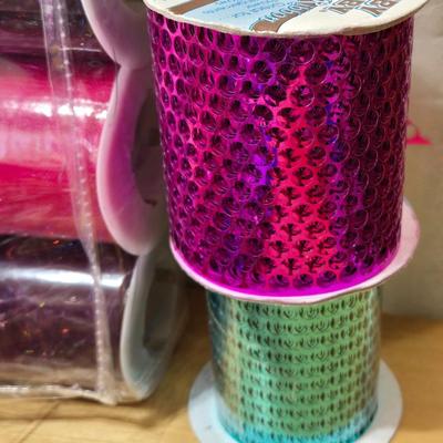 New Spools of Sewing Tool and Gift Ribbon