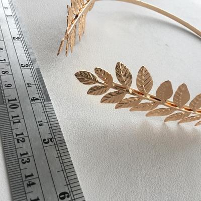 Gold tone headband