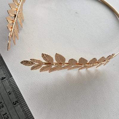 Gold tone headband