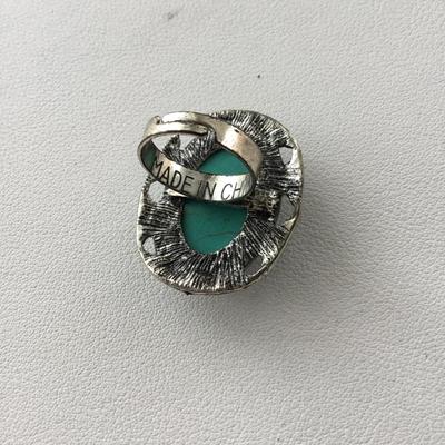 Made in China marked statement ring