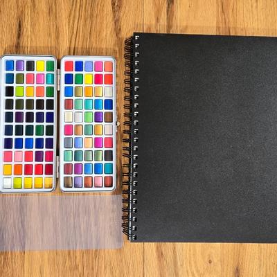 New Watercolor Set and Sketchbook