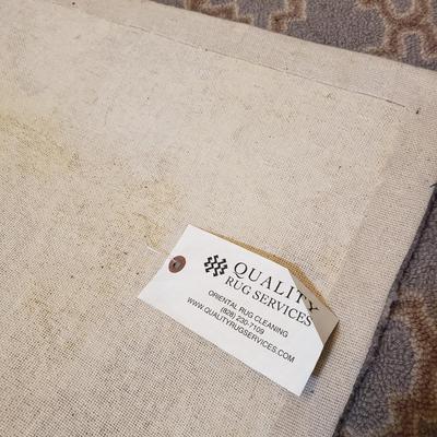 Hand Tufted Floral Modern Grey Loop Pile 4' x 6' Rug (L-KD)