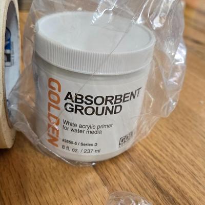 Watercolor Pad, New Palette, Tapes, Absorbent Ground, and (2) Liquid Masks