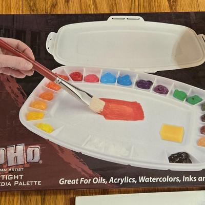 Watercolor Pad, New Palette, Tapes, Absorbent Ground, and (2) Liquid Masks