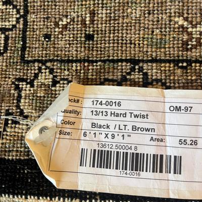 6' x 9' Hand Woven Indian Rug (O-MG)