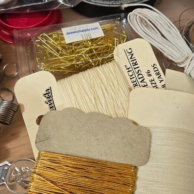 Large Lot of Varying String for Jewelry Making