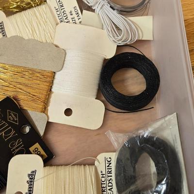 Large Lot of Varying String for Jewelry Making