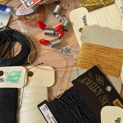 Large Lot of Varying String for Jewelry Making