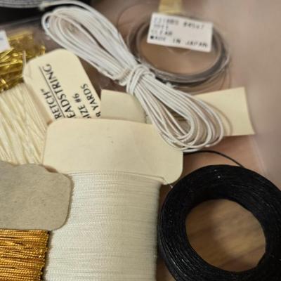 Large Lot of Varying String for Jewelry Making