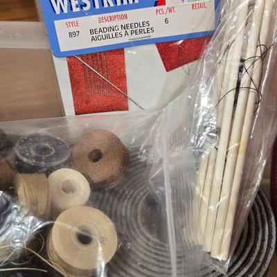 Large Lot of Varying String for Jewelry Making