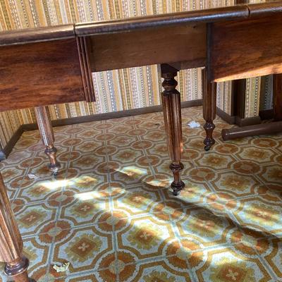 Vintage wood table