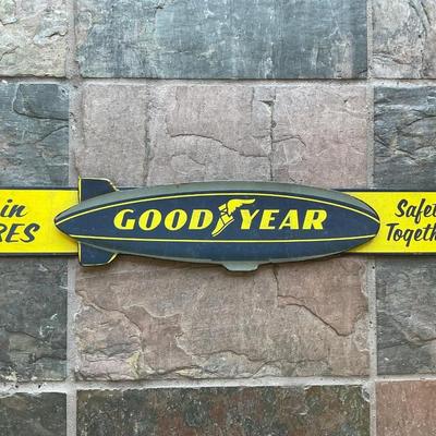 Metal good year sign