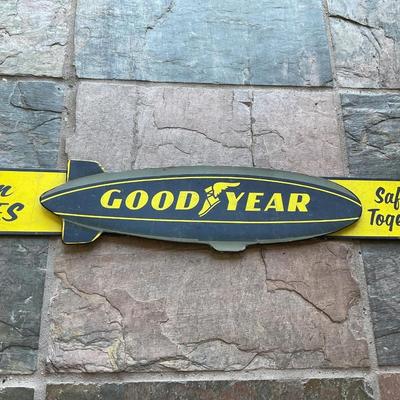 Metal good year sign