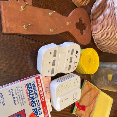 Basket of misc items