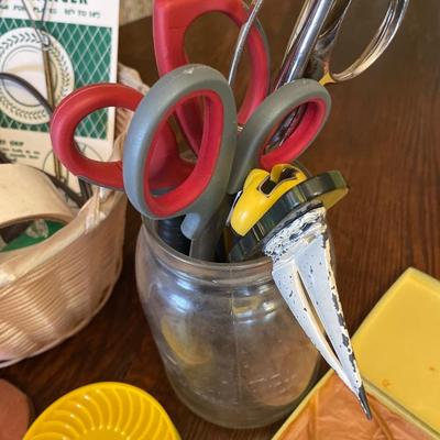 Basket of misc items