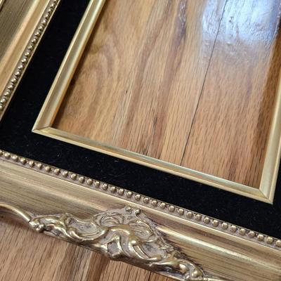 (2) New Gold Gilt Frames with Black Velvet