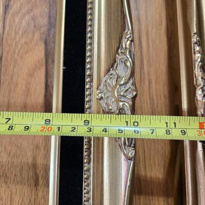 (2) New Gold Gilt Frames with Black Velvet