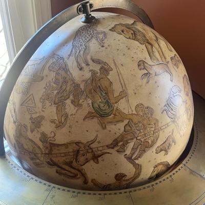 Large Celestial Globe in Wooden Stand (O-MG)