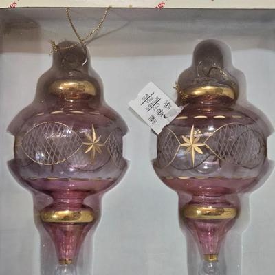 (3) New Boxes of Christmas Ornaments from Dillard's