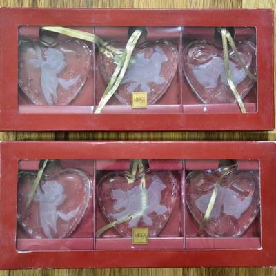 (2) New Boxes of Mikasa Crystal Ornaments