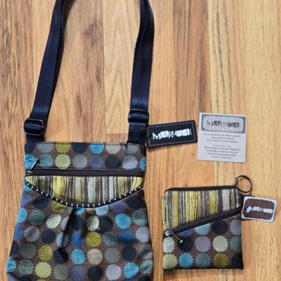 New with Tags Marucia "Busy Body" Crossbody Bag and New Marucia Matching Wallet