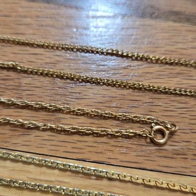 Vintage Gold Tone Jewelry Lot