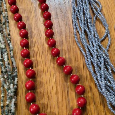 Vintage Beaded Necklaces Lot
