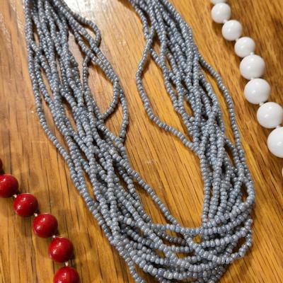 Vintage Beaded Necklaces Lot