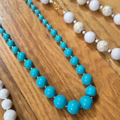 Vintage Beaded Necklaces Lot