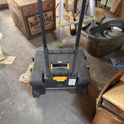 Portable toolbox with tools inside