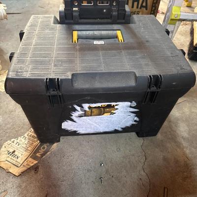 Portable toolbox with tools inside