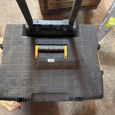 Portable toolbox with tools inside
