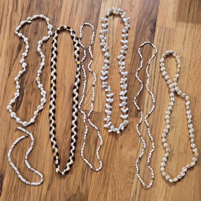 Vintage Shell Beaded Necklaces