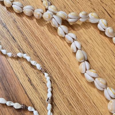 Vintage Shell Beaded Necklaces