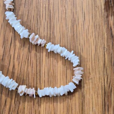 Vintage Shell Beaded Necklaces