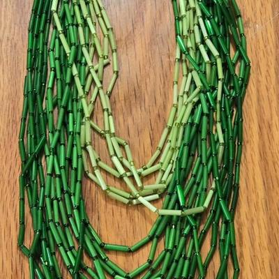 Vintage Multi Strand Beaded Necklaces