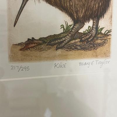 Mary Taylor Hand Colored Etchings (GB1-MG)