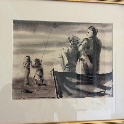 Pair of Framed Paintings by Douglas Duncalfe (GB1-MG)