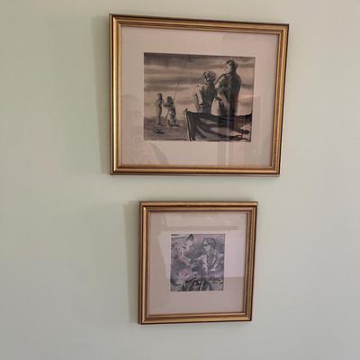 Pair of Framed Paintings by Douglas Duncalfe (GB1-MG)