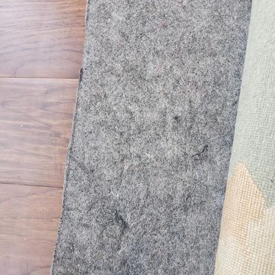 12' x 8' Floral Print Wool Area Rug (PB-KD)